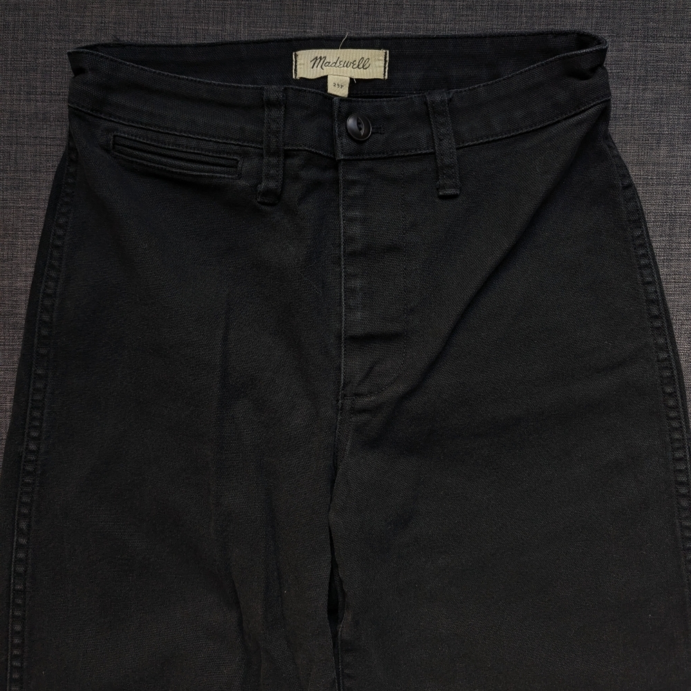 Madewell Women's Black Wide Leg Pants
